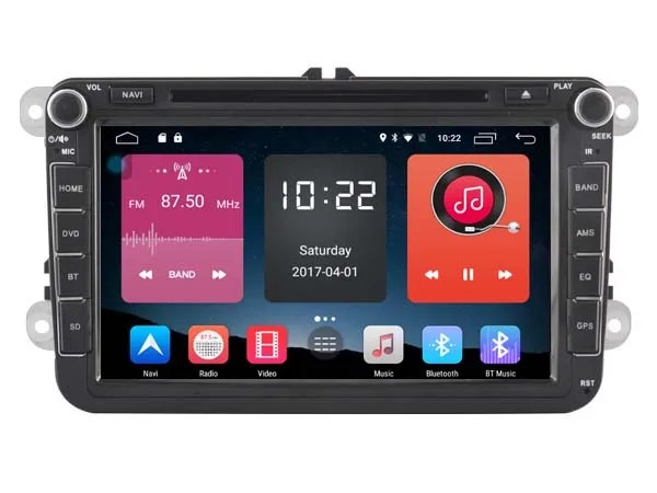 Android 6.0 автомобиль DVD для VW Golf/поло/Passat CC автомобильный GPS Аудио плеер Стерео голова