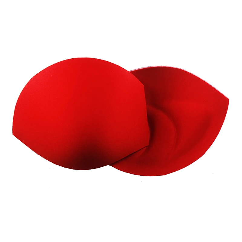 20 пар красный бюстгальтер подстаканники Губка Пена лифчик с эффектом увеличения груди для бикини подушечка-вставка Свадебный Бюстгальтер аксессуары WB122
