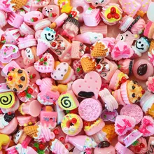 10 шт. diy Lizun поставки слаймов аксессуары чехол для телефона украшение для слизи наполнитель миниатюрная полимерная для торта фрукты Конфеты Шоколад