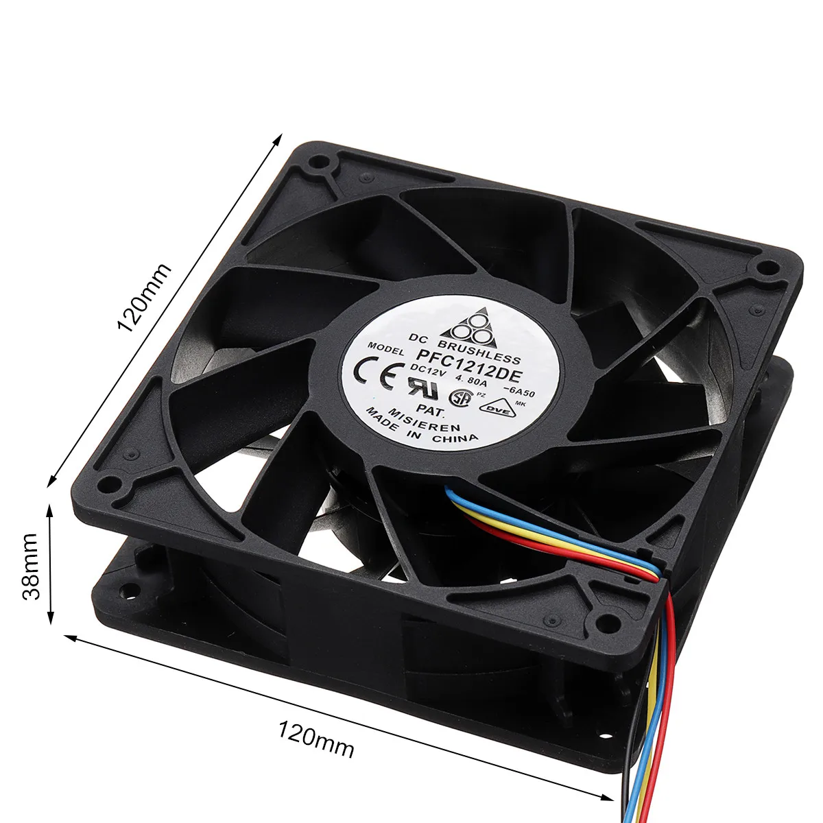 5000RPM 120x120 S7 S9 CPU Cooling Fan 4-pin Connector For Antminer Bitmain 12V/4.8A Portable Computer Cooler Fans