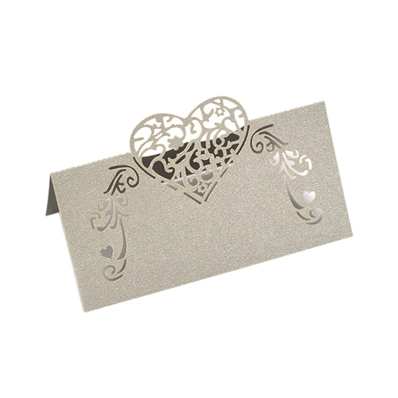  50PCS Love Wedding Atmosphere Seat Day Card Universal Blessing the Setting Invitation Table Greetin - 33022850959
