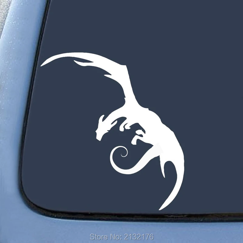 LOTR Smaug Dragon Sticker Note Bumper Sticker Decal Car window Premium