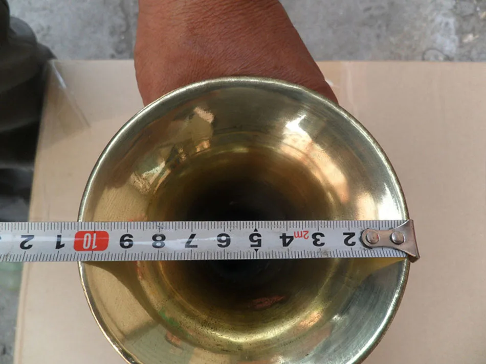 Surplus Chinese Army Emergency Horn Military PLA Brass Blowing Bugle-CN042 - Image 4