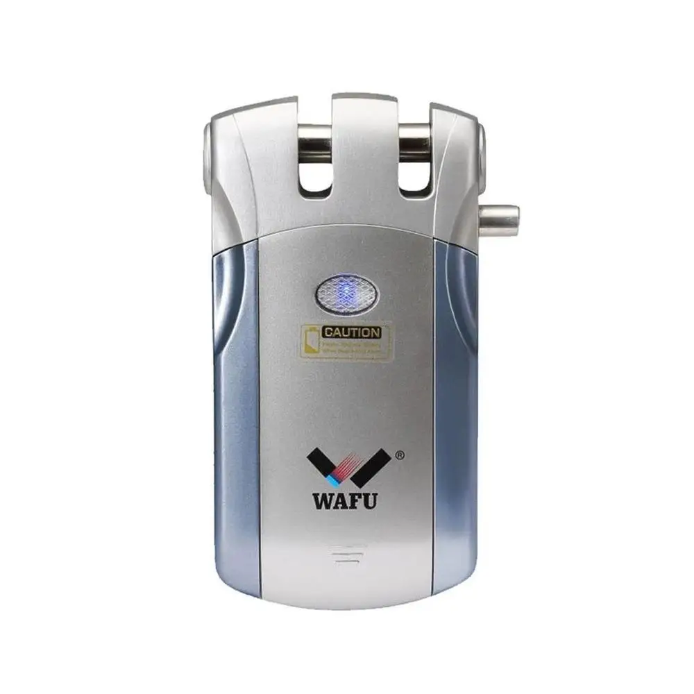 

Wireless Remote Control Electronic Lock Invisible Keyless Entry Door Lock with 4 Remote Controllers Phone APP Control