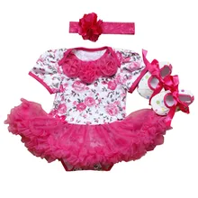 Платье принцессы для маленьких девочек платье для маленьких девочек, канделябр, милое Пышное Платье-пачка Модный летний для новорожденных Комплект из 3 предметов