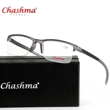 Chashma бренд TR90 кадров Смола линзы прозрачные очки человек Для женщин Ультра-легкие Пластик рамка Изящные Очки для чтения складной 1 1,5 2