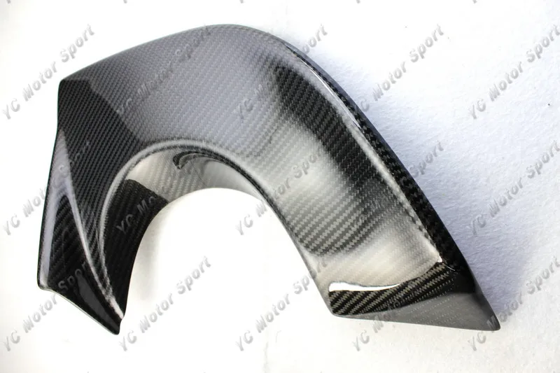 2006-2007 Mitsubishi Lancer Evolution 9  JDM Rear Bumper Varis Style Exhaust Heatshield CF (3)