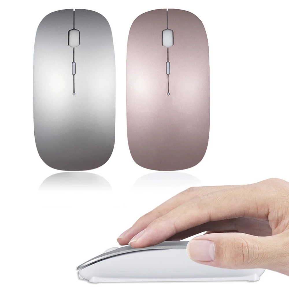 

Bluetooth Mouse for Macbook 2.4G Mute Mice Sem Fio for Mac Acer Lenovo Dell Asus Android Gaming wireless Mouse for PC Desktop