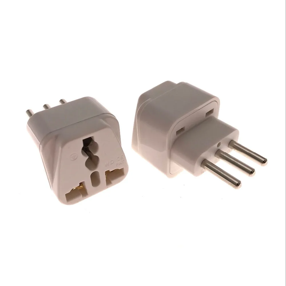 White Common Converter Travel Adapter 1 PC Universal UK/US/EU/AU to