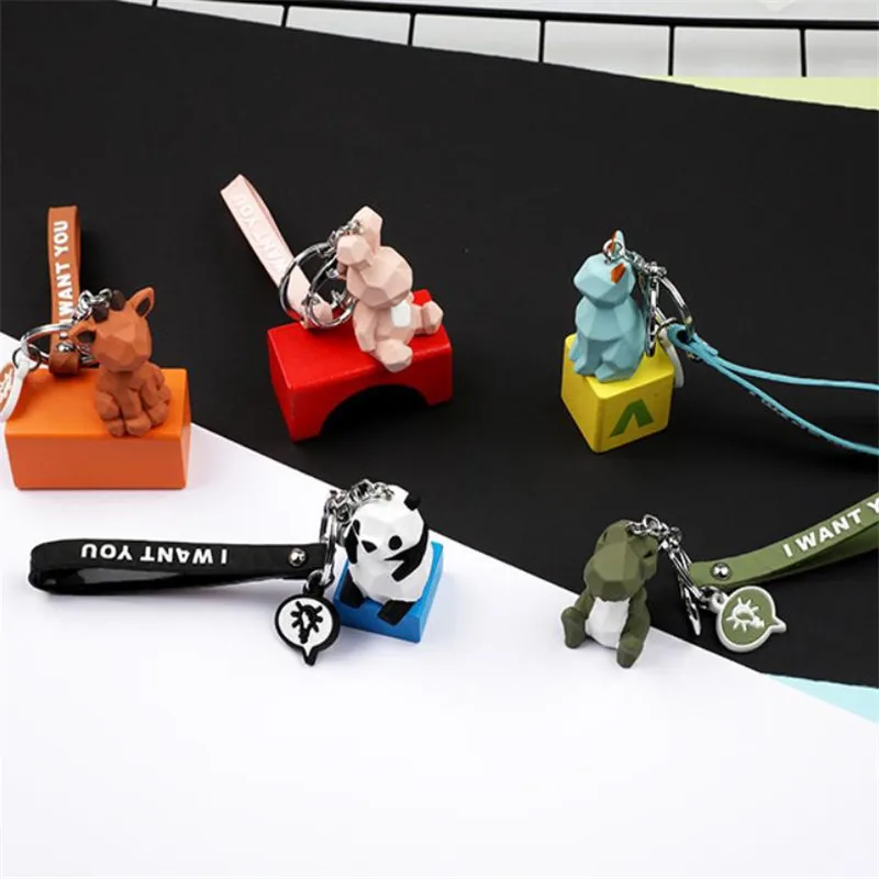 

Creative Cartoon cute pendant key ring key chainExquisite For Womem girls Personality Bags Car Key Ring Accessory