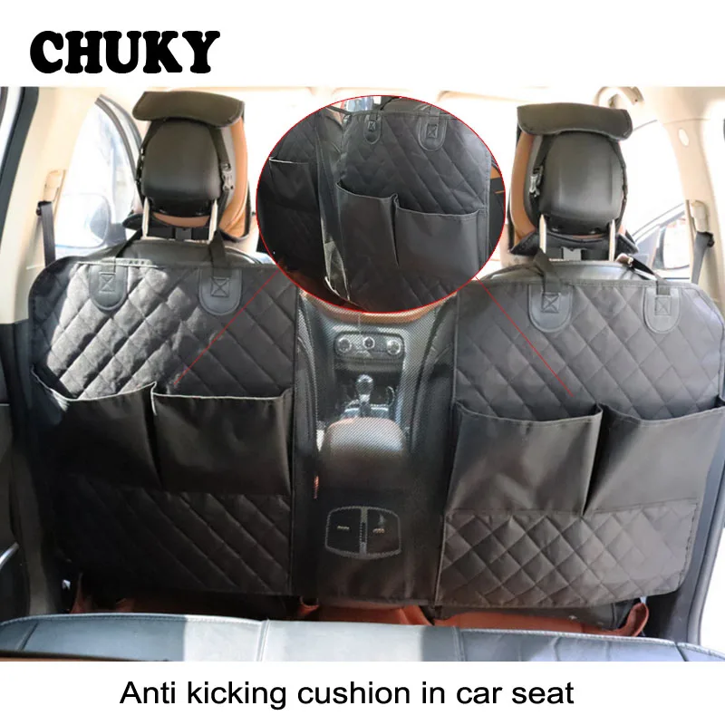 

CHUKY Car Seat Back Anti Dirty Mat Anti-Child-Kick Pad Organizer Bag For Acura Chevrolet Cruze Aveo Peugeot 307 Seat Leon Mazda