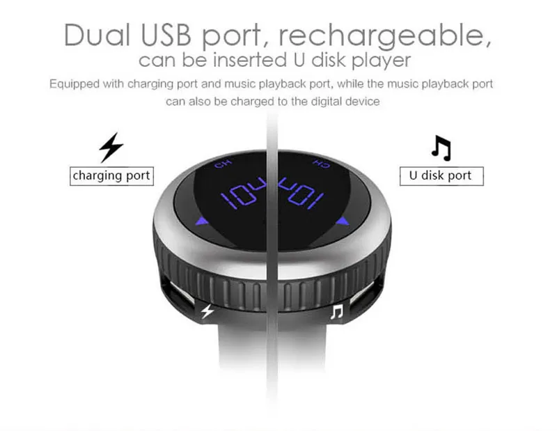 E0008 Bluetooth FM transmitter (11-2)