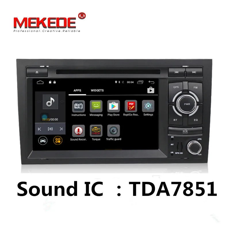 Clearance Free shipping! 4G WIFI Android 7.1 CAR GPS Navi for audi A4 2002-2008 S4 RS4 8E 8F B9 B7 With BT RDS DVD multimedia player radio 3