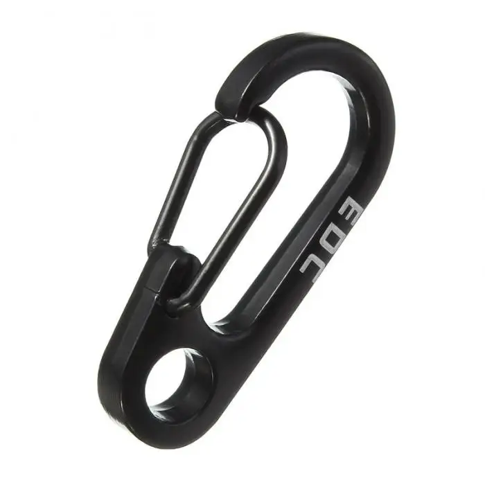 Новинка,, EDC Мини-карабин, EDC шестерня, пружинные зажимы, крючок, для выживания на открытом воздухе, брелок, карманный, для походов, альпинизма, инструмент BN9