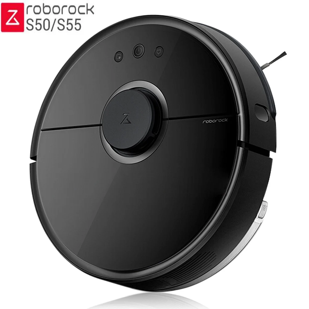 Original Roborock Black S55 Robot Vacuum Cleaner for Home Automatic Sweeping Smart Planned Washing Mopping Dust Sterilize New