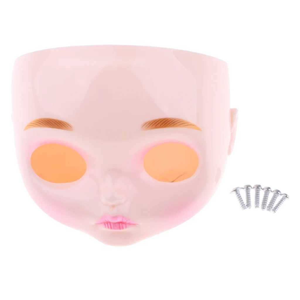 5 узоров кукла Лицевая панель голова оболочки с линиями губ элегантный для 1" RBL Neo Blythe на заказ DIY Изготовление аксессуаров - Цвет: Pattern 2