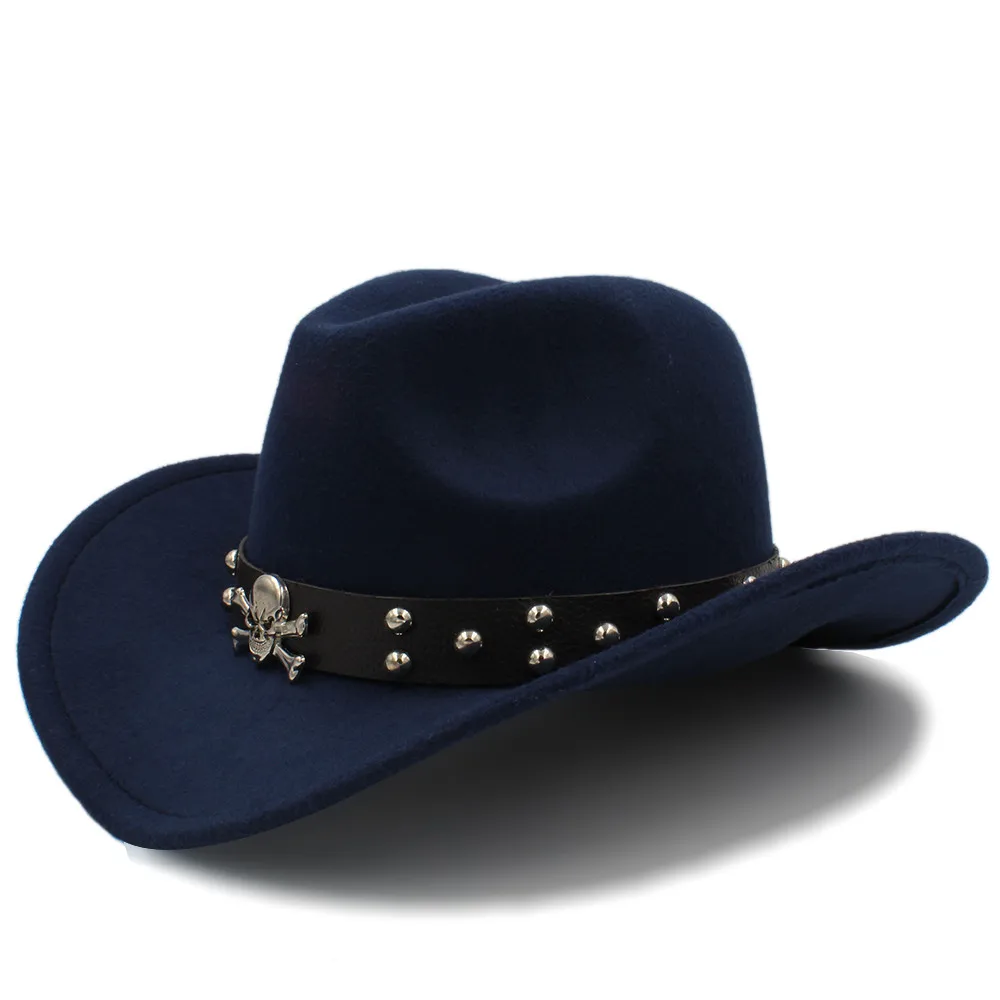 Мужская шерстяная открытая западная ковбойская шляпа джентльмен Джаз Heren Hoed Sombrero Hombre Монтана Кепка размер 56-58 см
