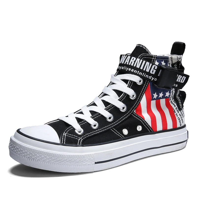 

Fashion Men's Canvas Shoes High Heel Lace Up Casual Shoes