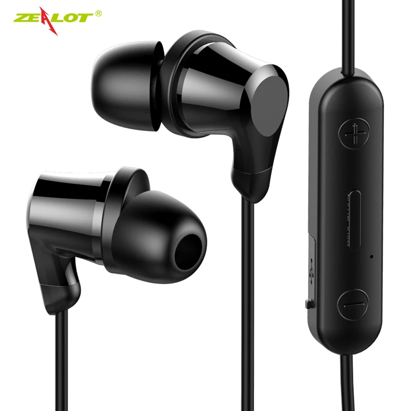 Comprar ZEALOT H11 auriculares deportivos Bluetooth para correr auriculares inalámbricos impermeables auriculares manos libres con micrófono para teléfonos conectar 2 devic