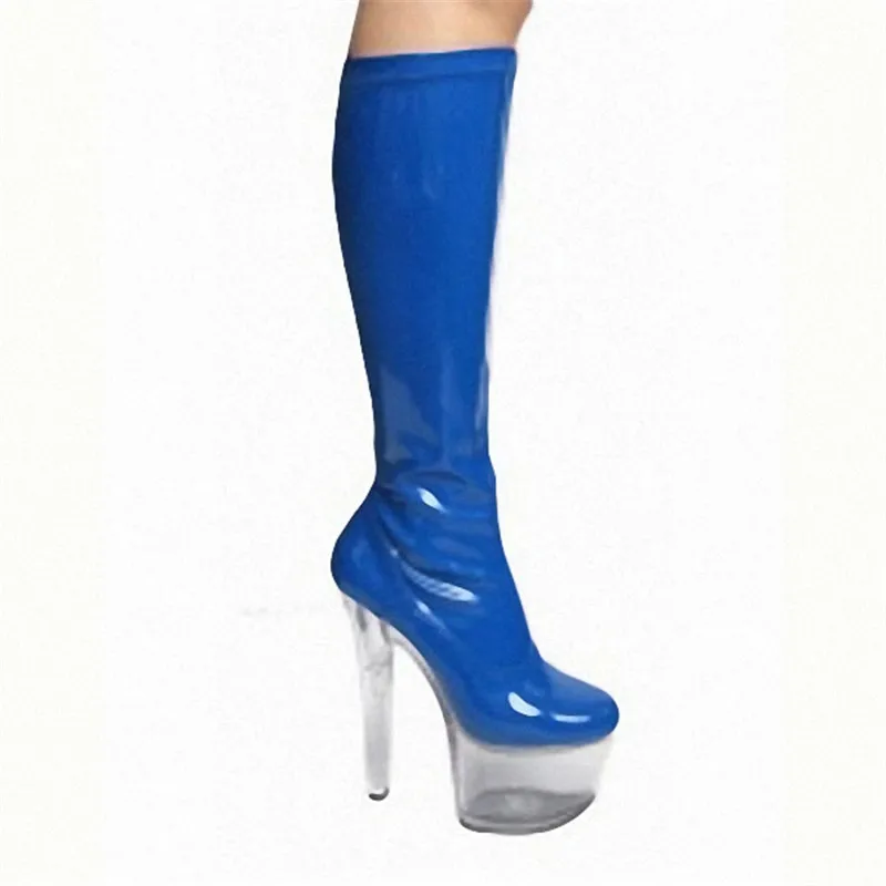 LLXF/Размеры 35-45, 46, женская обувь с украшением в виде кристаллов танцевальные сапоги со стальным голенищем для ночного клуба женские вечерние туфли-лодочки на тонком каблуке 15 см, для свадьбы, zapatos mujer