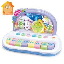 Детские музыкальные игрушки Снежинка клавиатура пианино электронные обучающие игрушки Стук игра на день рождения Рождественский подарок для детей