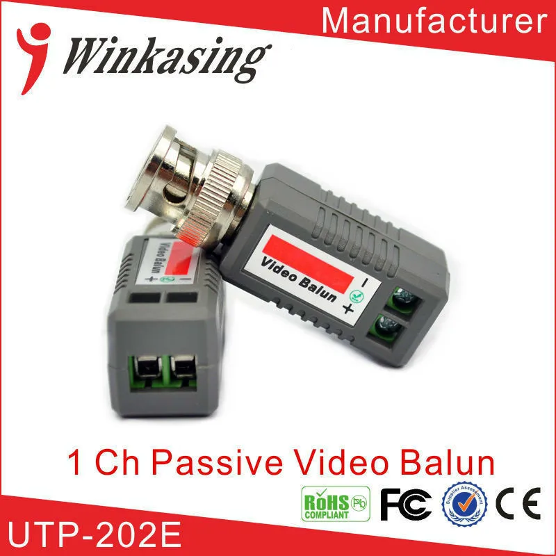 Акционной цене видеонаблюдения пассивный видео балун для UTP202E|video transmitter tv|video camera
