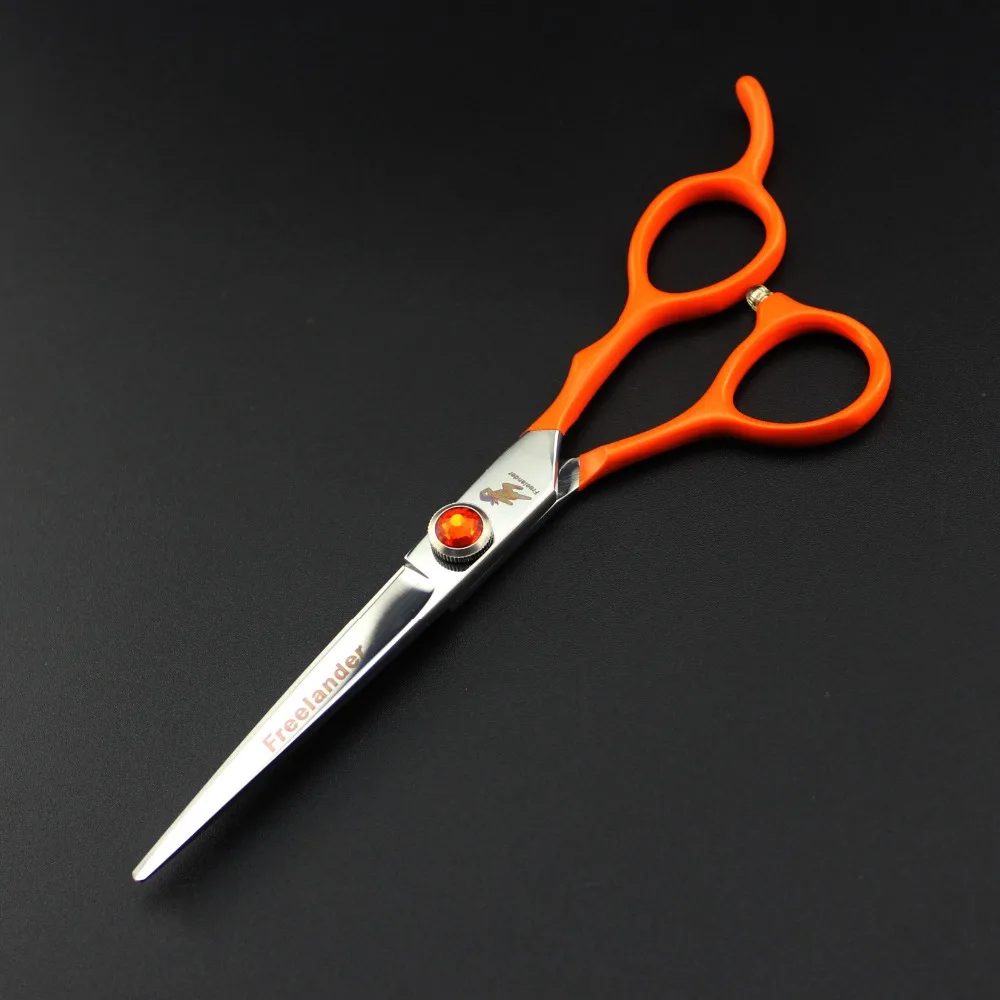 6,0 дюймов оранжевая ручка Парикмахерские ножницы модные ножницы .