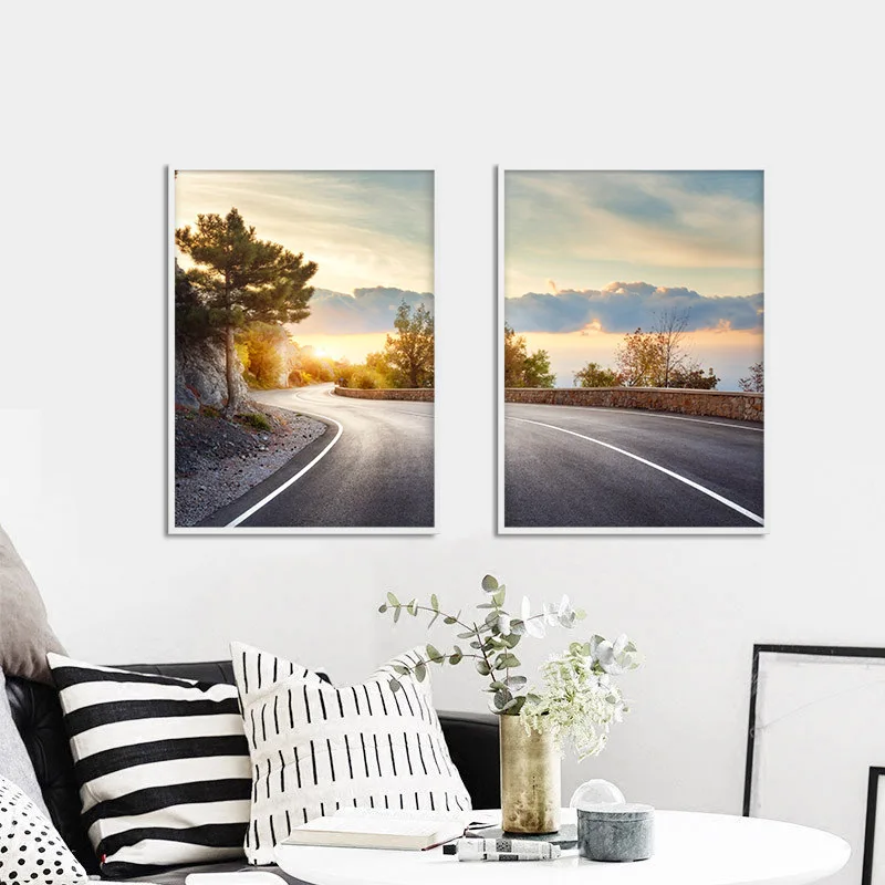 Sunset-Road-Landscape-Canvas-Art-Poster-Decorative-Print-Wall-Painting-Nordic-Style-Picture-Living-Room-Scandinavian (1)