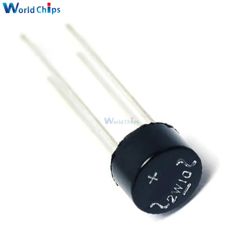 10 шт./лот Новый 2W10 2A 1000V диодный мост выпрямитель|Выпрямители| |