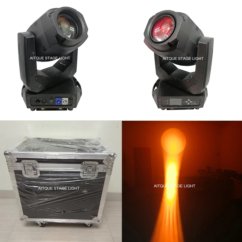 

(8lights+flycase)Dj lighting effect dmx led moving head 200w moving head spot profesional moving head gobo led light