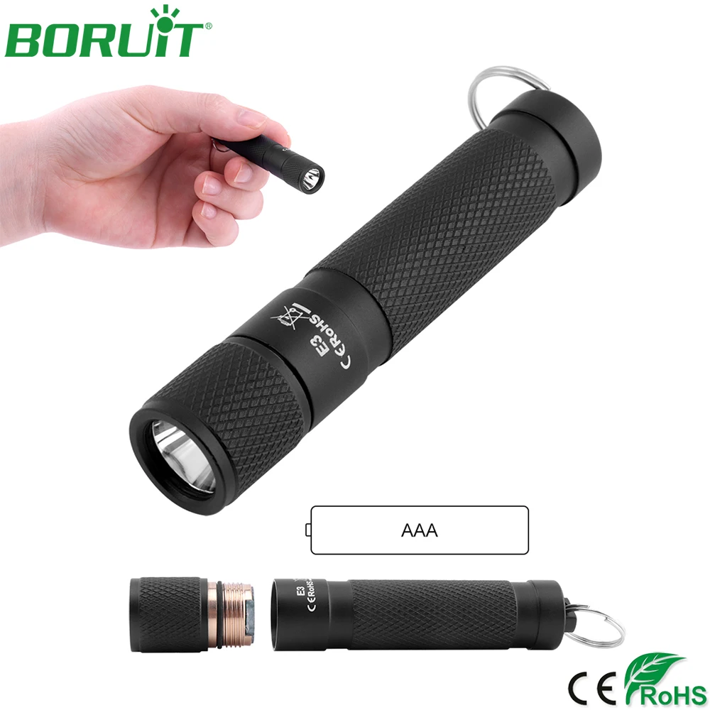 

BORUiT Bright XPE LED Flashlight Mini Portable Tactical Torch Light IPX4 Waterproof Camping Hunting Night Fishing Lantern Lamp