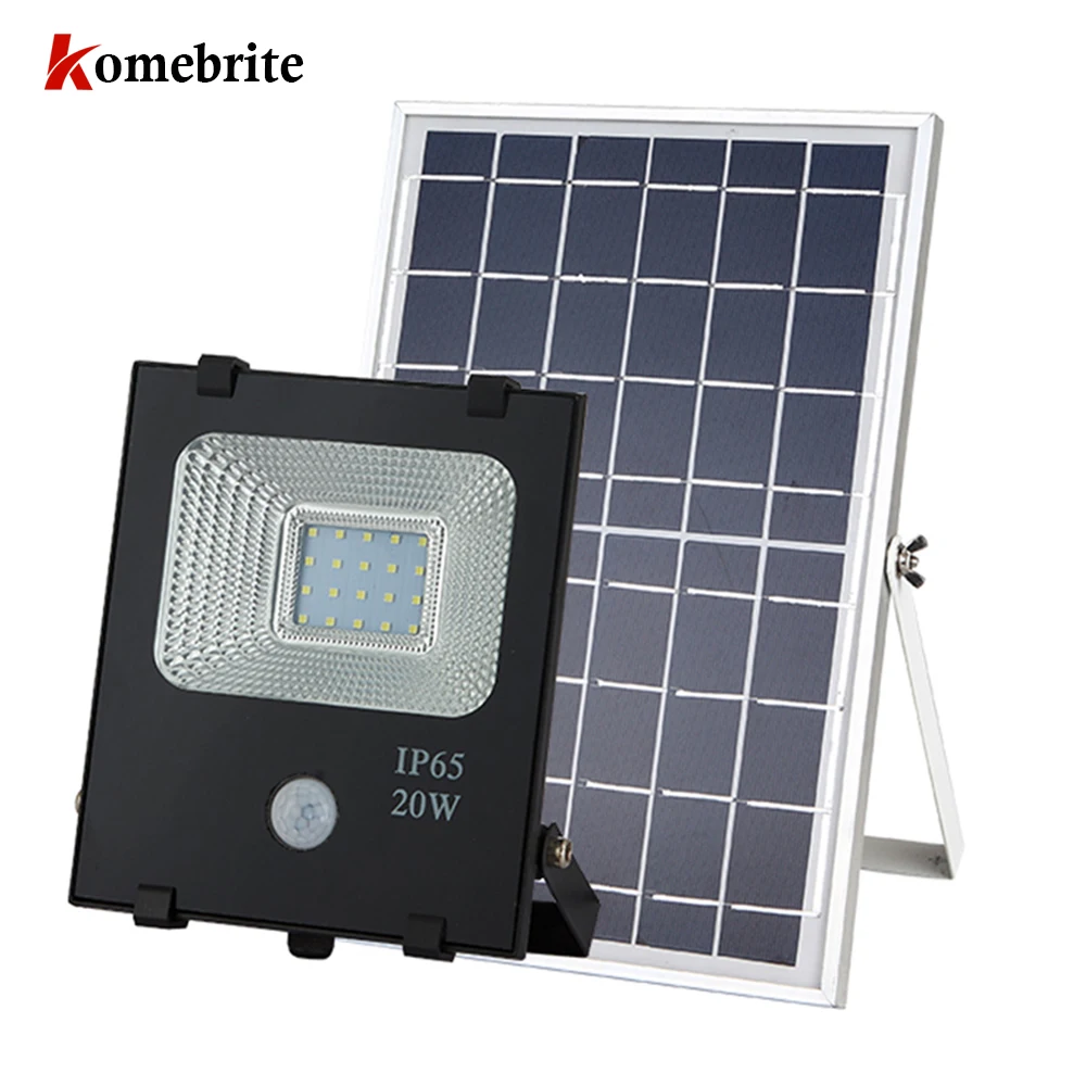 

Outdoor Solar flood Light 10W/20W Multi-function Floodlighting Intelligent Waterproof Garden Camping Lawn Lamp
