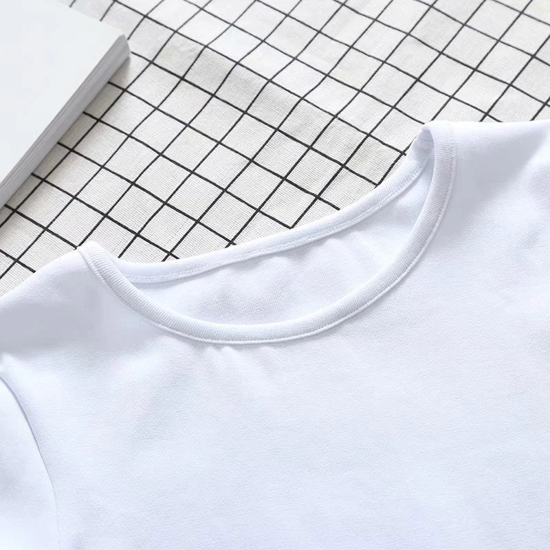Однотонная тонкая летняя футболка с круглым вырезом и коротким рукавом, кружевной топ в стиле пэчворк, Женская Повседневная футболка в американском стиле