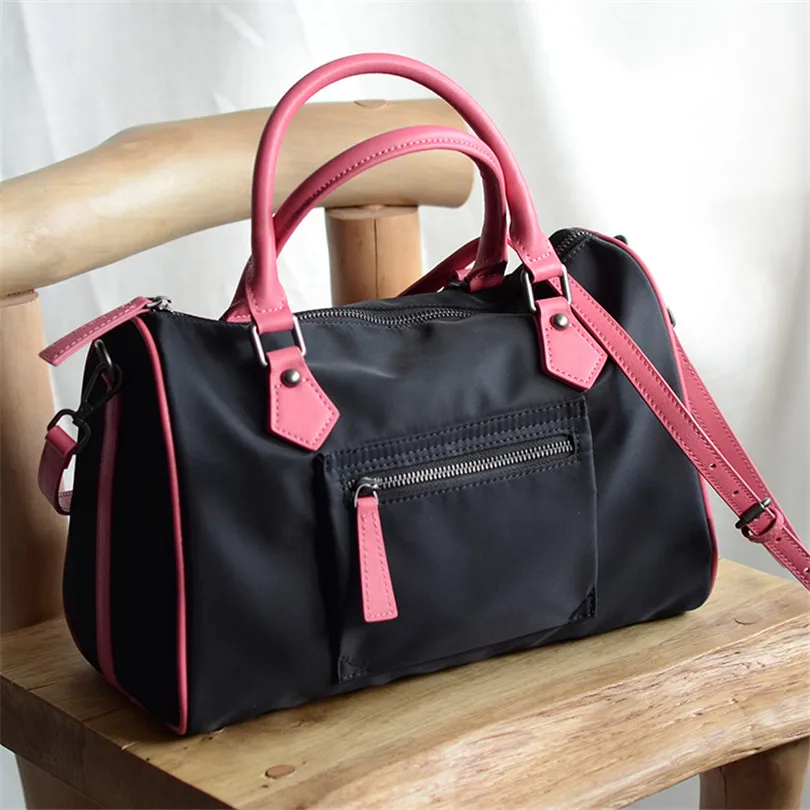 

BeDo Women Oxford Handbag Tote Bag Fasion Zipper Brand New Designer Female Shoulder Bags Vintage Bag Designer Handbags