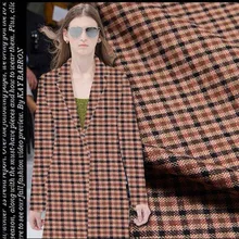 Шерстяная ткань хорошего качества, ширина 150 см, английский стиль, модная Клетчатая Шерстяная ткань, швейный материал, сделай сам, зимнее/осеннее мужское/женское пальто