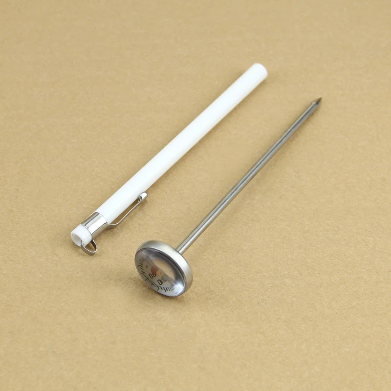 

Food liquid Milk Bottle Thermometer Water Meter Oil Temperature Gauge 2 Colors