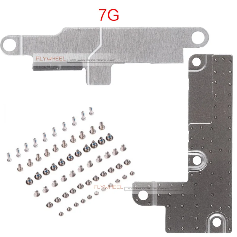 1 комплект для iPhone 5 5S 6 6S 7 8 Plus ЖК дисплей металлический кронштейн крышка +