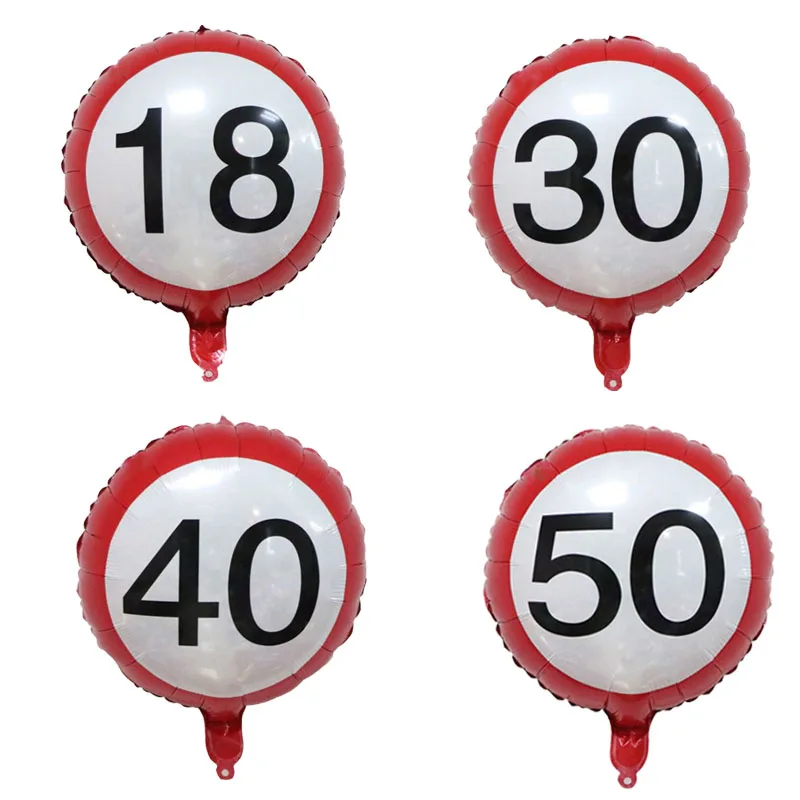 Цифра шар фольга 18 30 40 50 лет Гелиевый шар фигура День Рождения шар воздушные шары цифра Globos юбилейное Украшение 18 дюймов