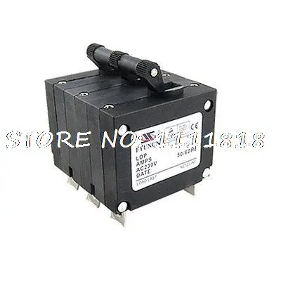 

AC230V 15A 3 Pole MCB Mini Circuit Breaker 6 Terminals