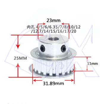 

2pcs/lot Freeshipping Synchronous wheel XL20 gear synchronous belt wheel hole 4/5/6/6.35/7/8/10/12/12.7/14/15/17/20