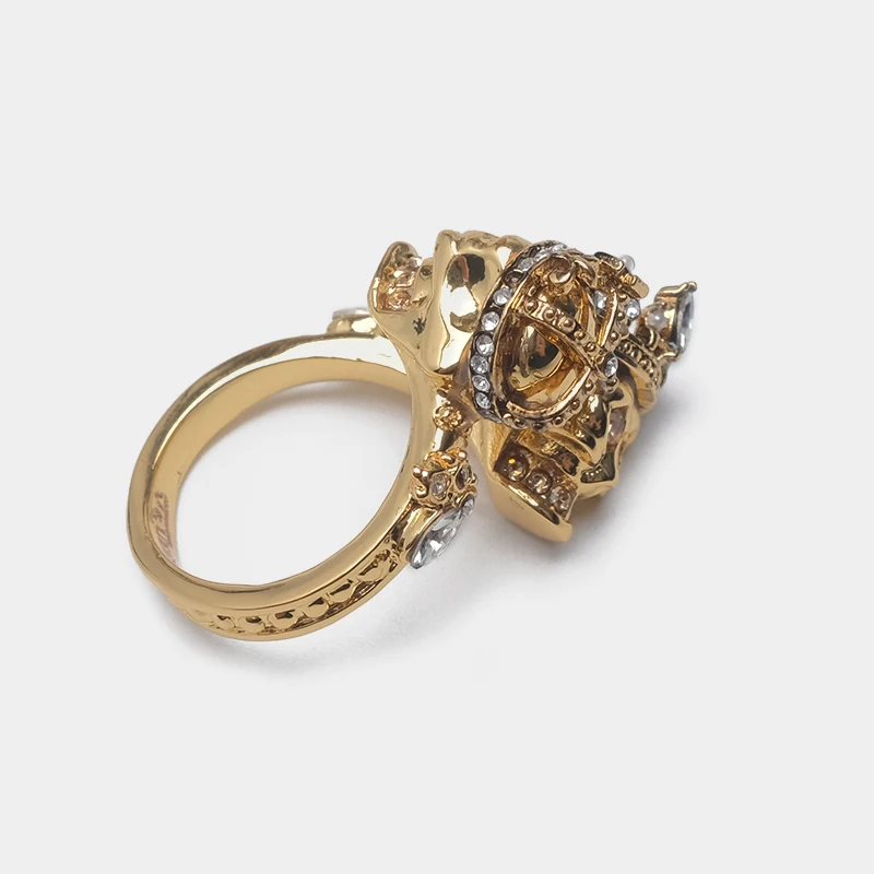 Comprar Anillo esqueleto humano amorita boutique de moda de color dorado