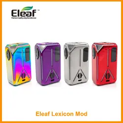 Франция Оригинал Eleaf Lexicon мод коробка 235 Вт Выход электронная сигарета vape коробка мод поддержка ELLO Duro Танк испаритель
