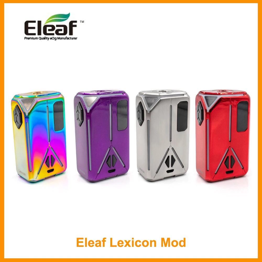 

France Original Eleaf Lexicon Mod Box 235W Output Electronic cigarette vape box mod Support ELLO Duro Tank Vaporizer