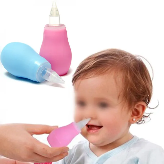 Newborn Silicone Baby Safety Nose Cleaner Vacuum Suction Children Nasal