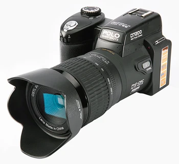 D7200 digital cameras 33MP  DSLR cameras 24X Telephotos Lens & 8X Digital zoom Wide Angle Lens LED Spotlight