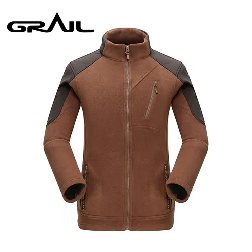 GRAIL бренд Softshell уличная Мужская утолщенная Теплая Флисовая Куртка Polartec мужская куртка пальто ветровка верхняя одежда 5327a - Цвет: Yellow