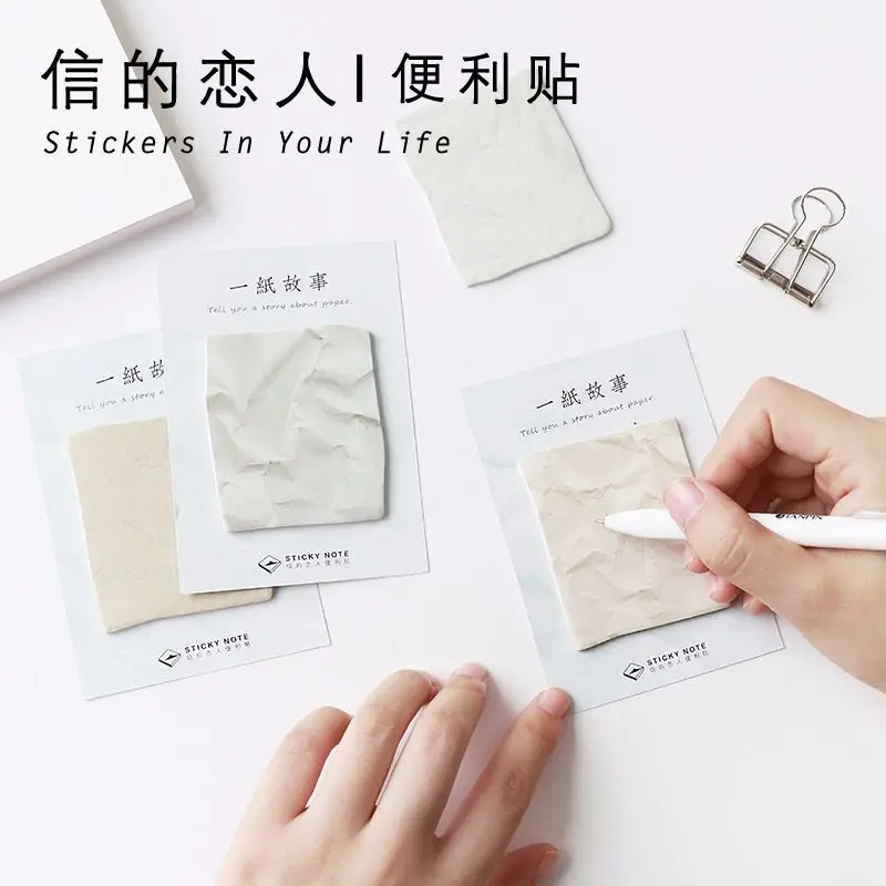 Creative Memo Pad Notes Paper Bookmark Stickers Label Message Sticky School Office Supplies Kid's Cute Stationery | Канцтовары для