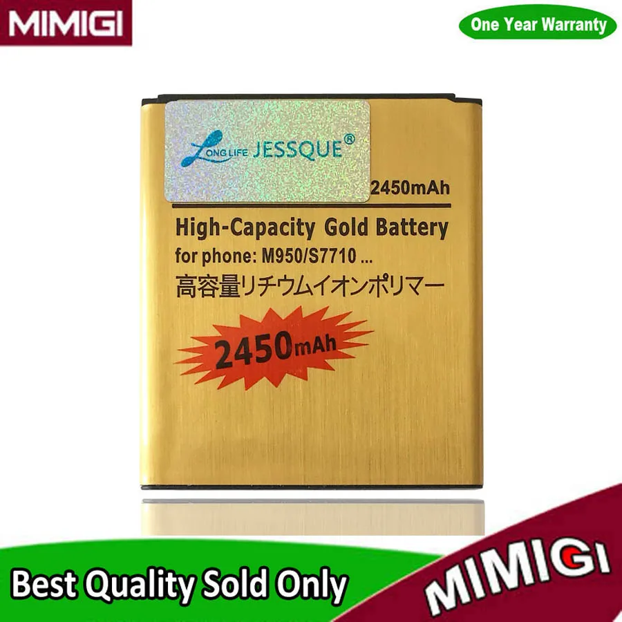 подлинное EB485159LU/La 2450мАч Батарея для Galaxy Xcover GT-S7710 реверберации M950 S7710 Samsung