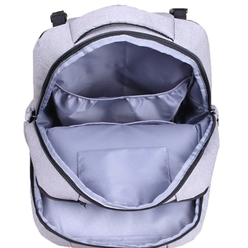 Baby Diaper Bag Multifunction Mommy Nappy Backpack Large Capacity Fashion Oxford Back Pack Milk Bottle Warmer Organizer BB6044 (7)