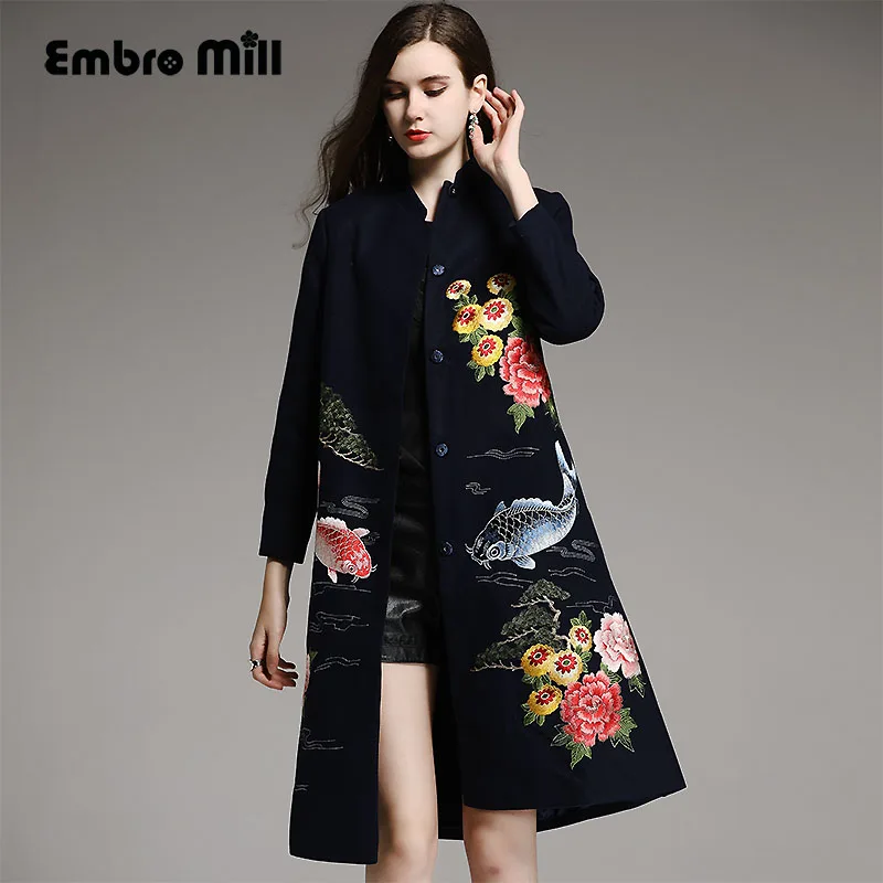 Buy High end winter trench coats for women vintage